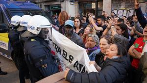 Continúan las protestas por el desalojo de La Tancada