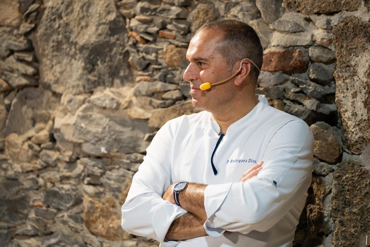 Pedro Rodríguez durante 'La sutileza de las mieles de Tenerife' en Ifema