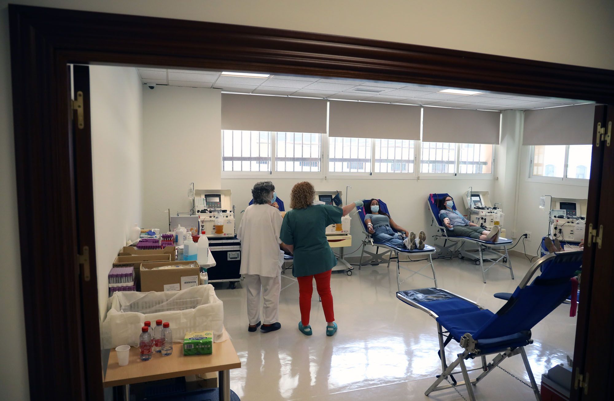 Colecta extraordinaria de sangre y plasma en el Centro de Transfusiones de Málaga