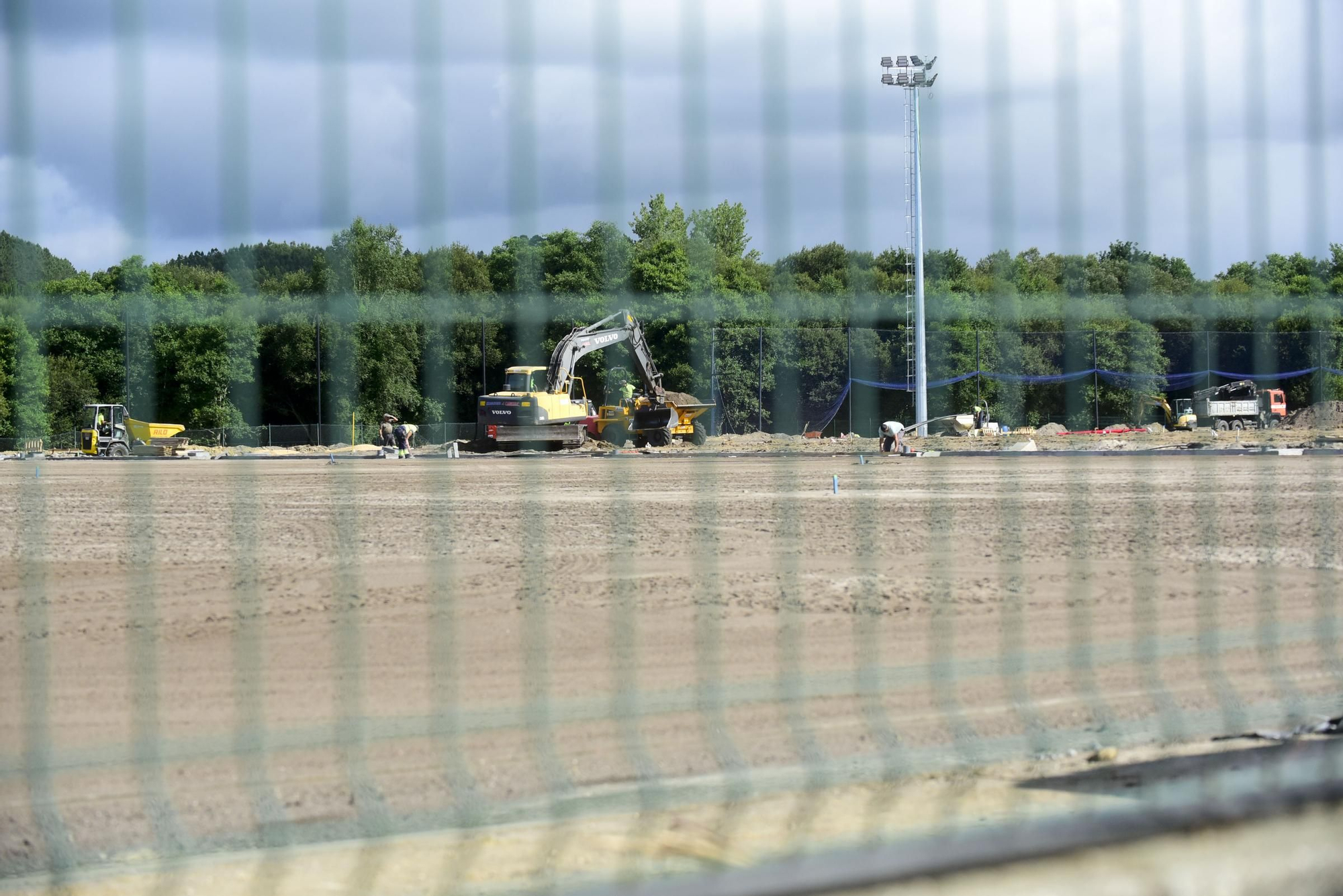 Así avanzan las obras de la Ciudad Deportiva de Abegondo