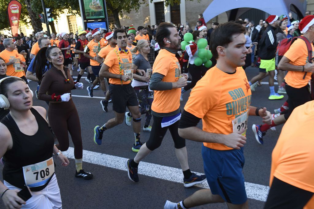 La San Silvestre 2025 en Murcia, en fotografías