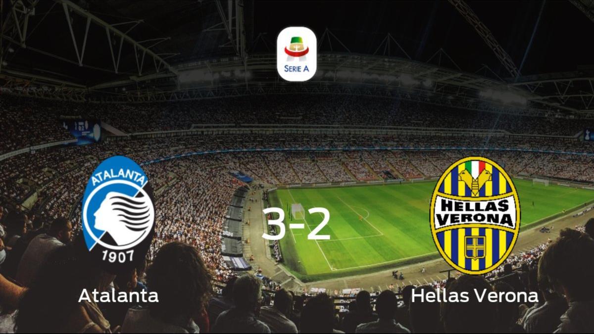 El Atalanta gana 3-2 al Hellas Verona y se lleva los tres puntos