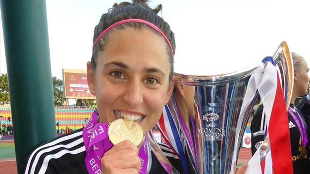 Vero Boquete, con la Champions