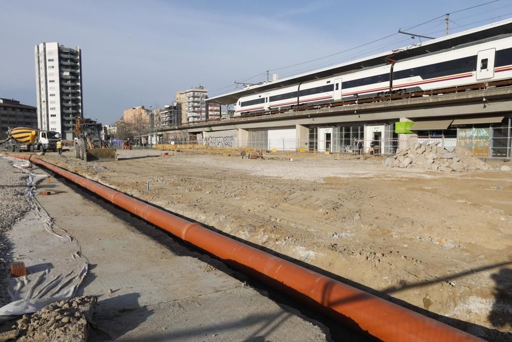 Obres al Parc Central