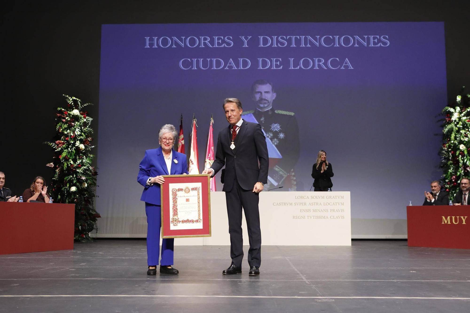 La entrega de Honores y Distinciones de Lorca, en imágenes