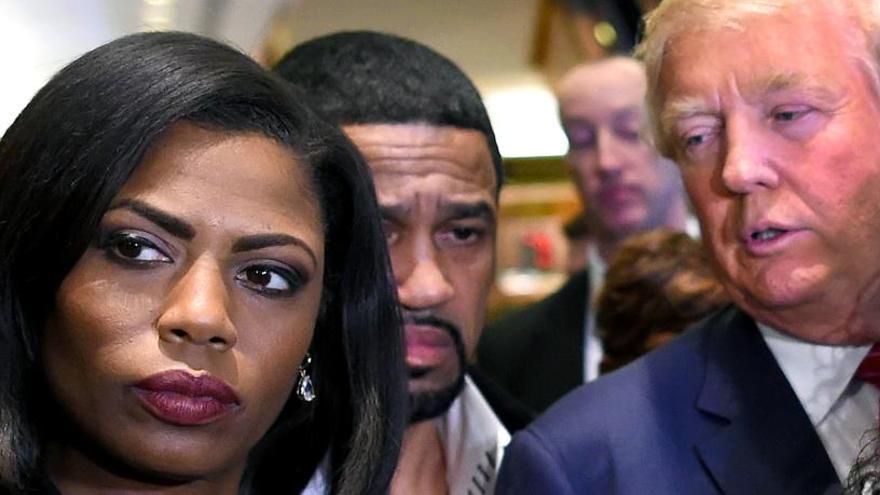 Trump, con Omarosa en una imagen de 2015.