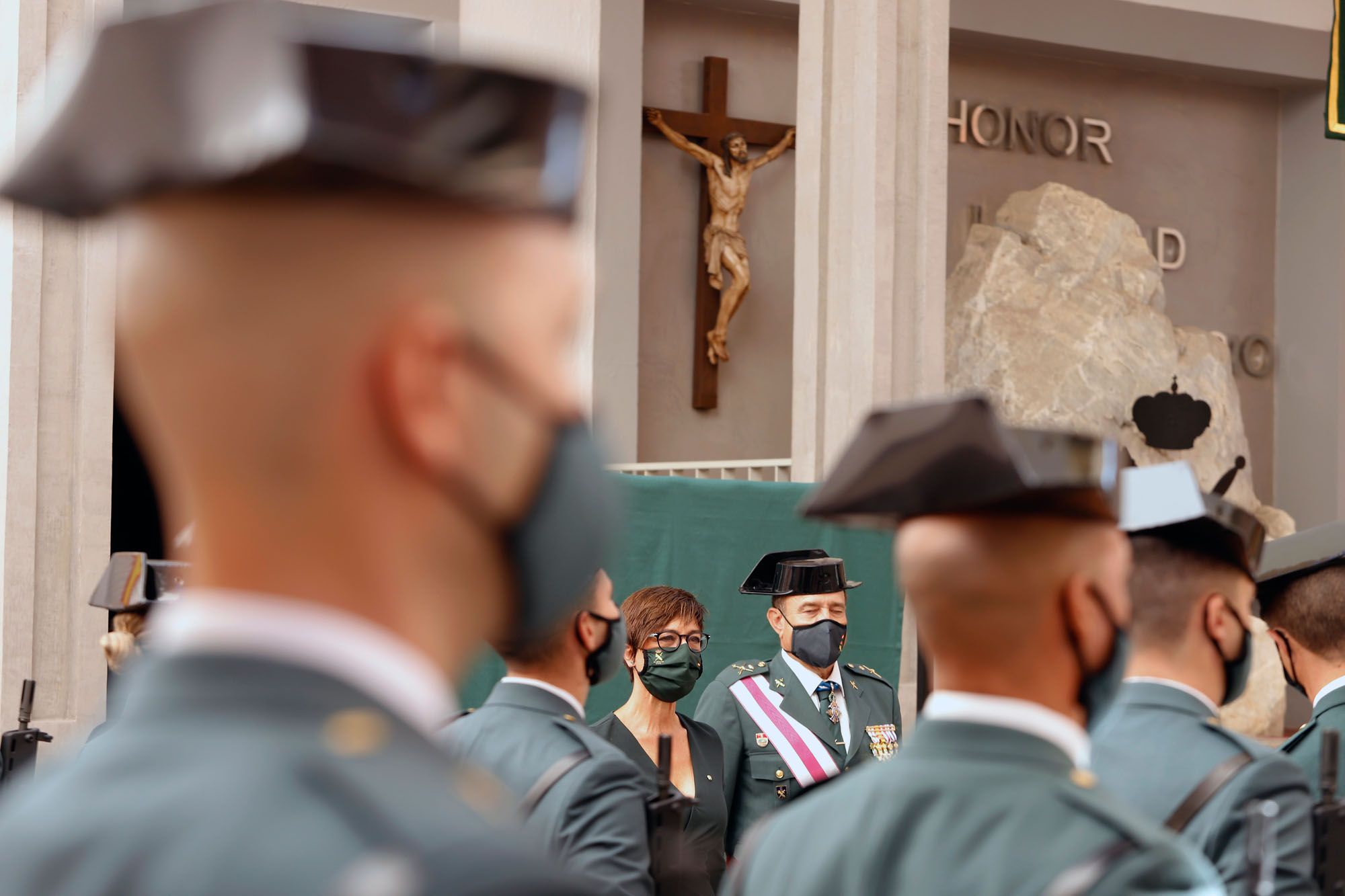 Celebración de la patrona de la Guardia Civil en la Comandancia de Málaga