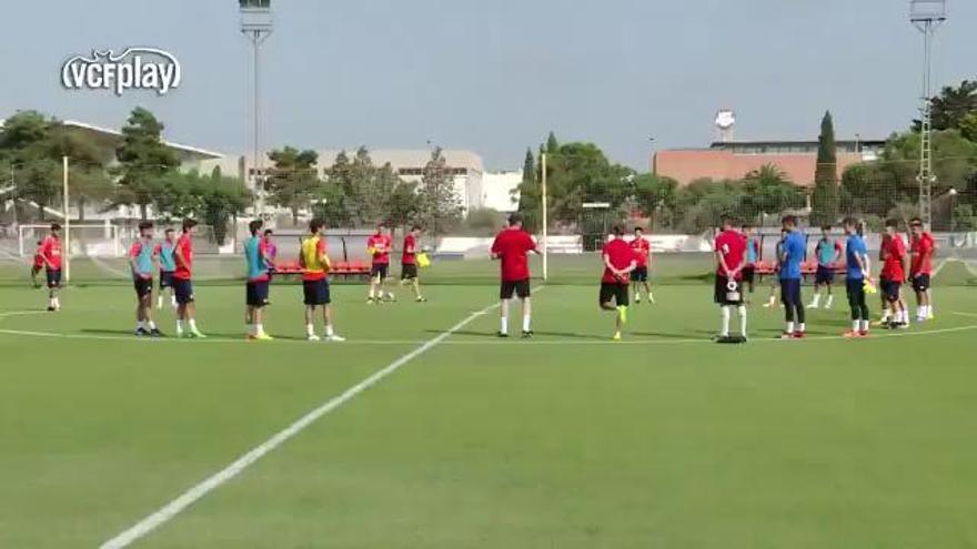 El primer entrenamiento de Lubo Penev