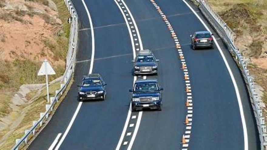 Carril de la C-16 desdoblat amb cons a Berga en l&#039;operació retorn del pont de la Puríssima, enguany