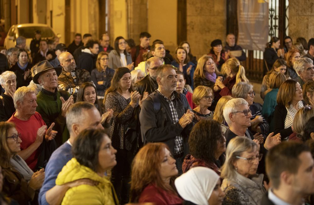 Protesta en repulsa del último asesinato machista perpetrado en Sagunt