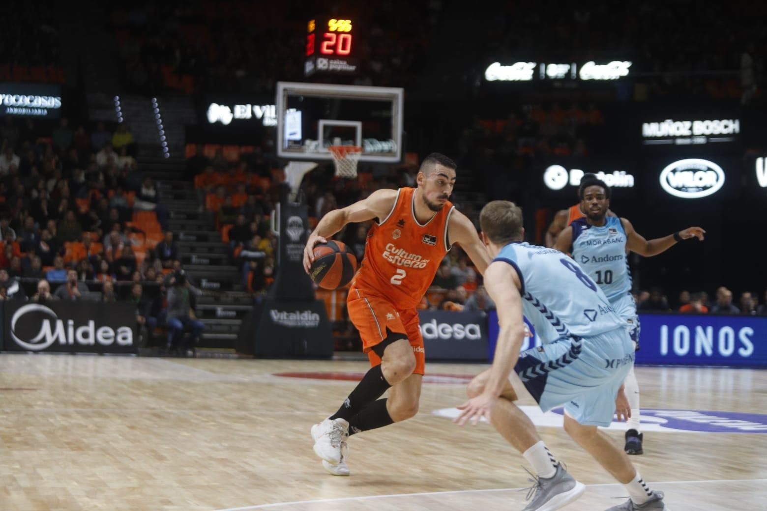 El Valencia Basket - Andorra, en imágenes