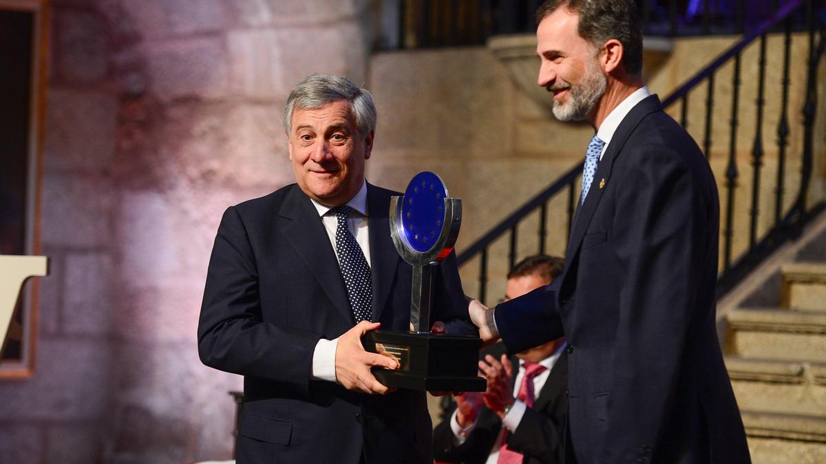 Antonio Tajani, Premio Europeo &#039;Carlos V&#039; (2018)