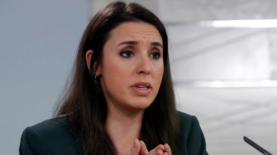 Irene Montero, ministra de Igualdad.