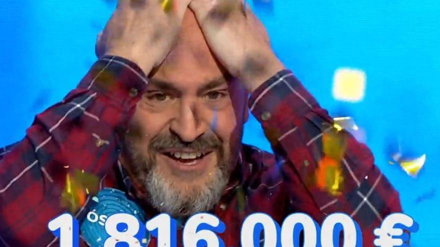 Óscar Díaz conquista el bote de &#039;Pasapalabra&#039; y se lleva 1.816.000 euros