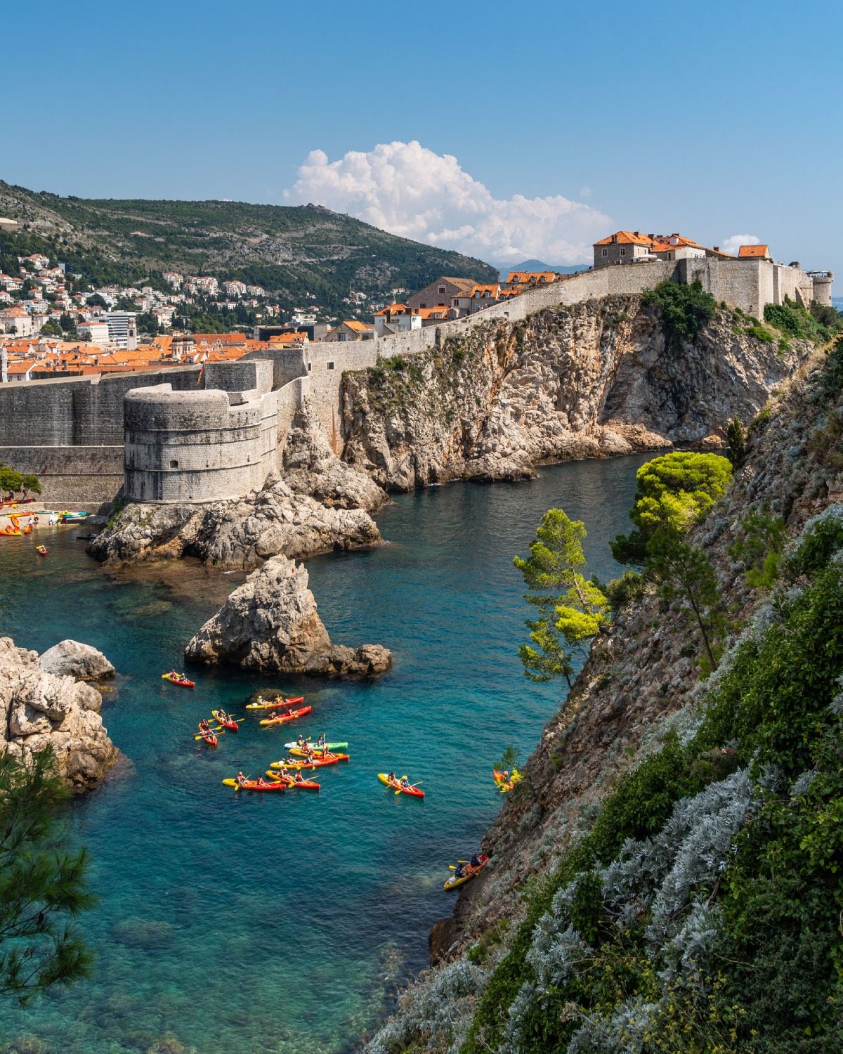 Las murallas de Dubrovnik en Croacia