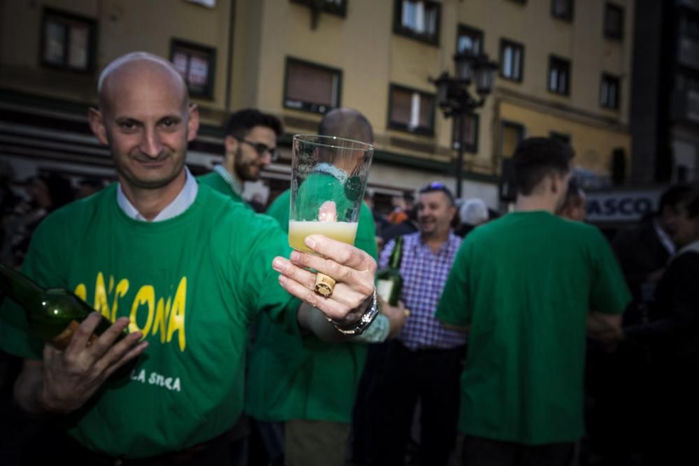 Oviedo apoya desde Gascona la candidatura sidrera ante la UNESCO