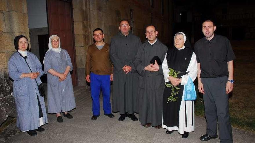 Monjes de San Cristovo de Cea trasladados a Pantón.