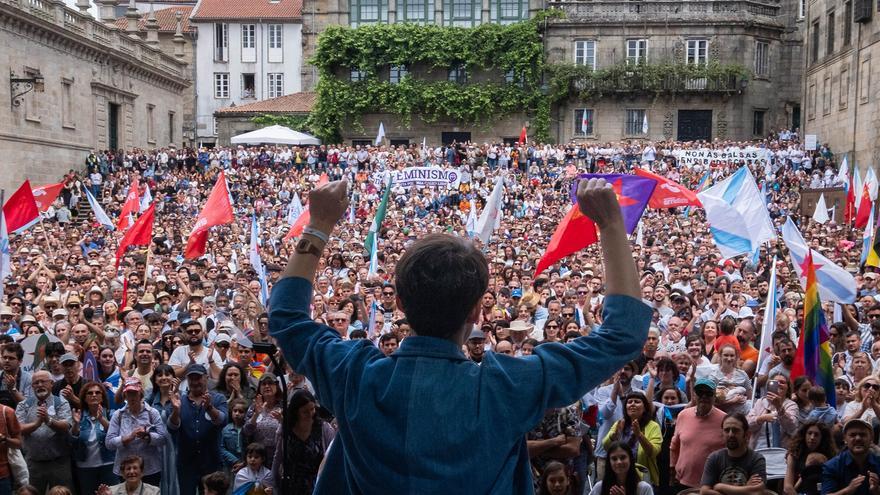 O BNG marcha por Santiago na procura dun &quot;cambio político&quot; en Galicia