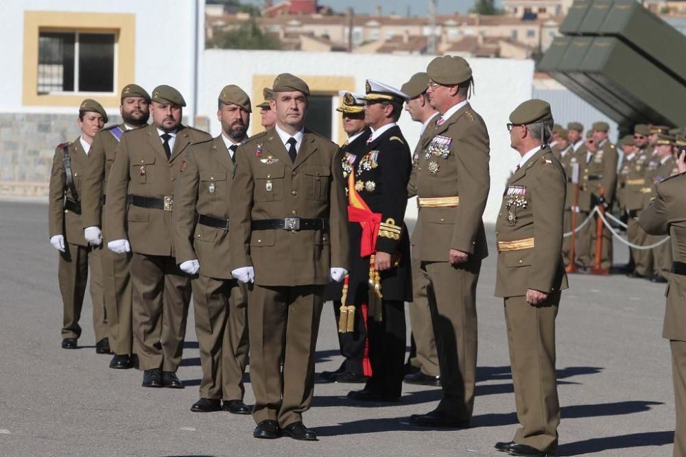 Acto por la festividad de Santa Bárbara en el Cuartel de Artillería Antiaérea de Cartagena