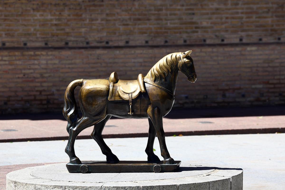 Un caballo famoso y muy querido por los turistas