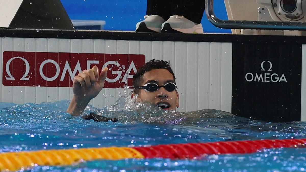 Hugo González de Oliveira, campeón del mundo en los 200 espalda