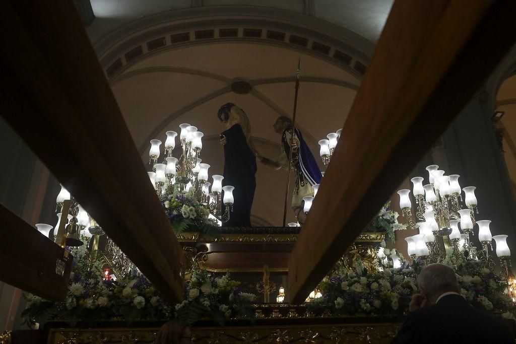Procesión del Santo Entierro este Viernes Santo en Cartagena, en imágenes