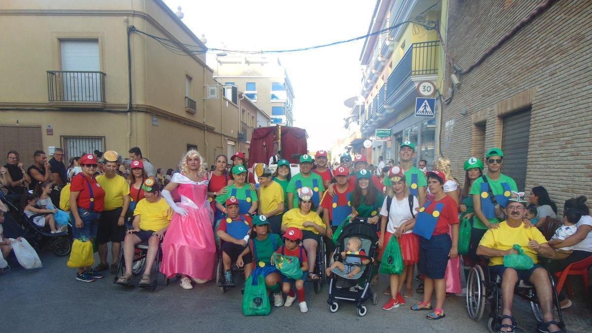 Un grupo de personas durante la cabalgata infantil de Jumilla en 2025