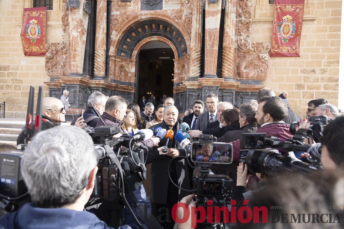 Clausura Año Jubilar de Caravaca (recepción de invitados)