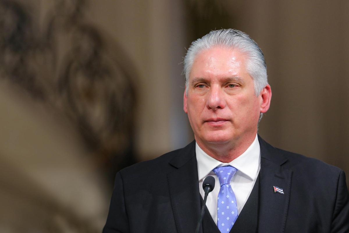 El president de Cuba, Miguel Diaz-Canel.