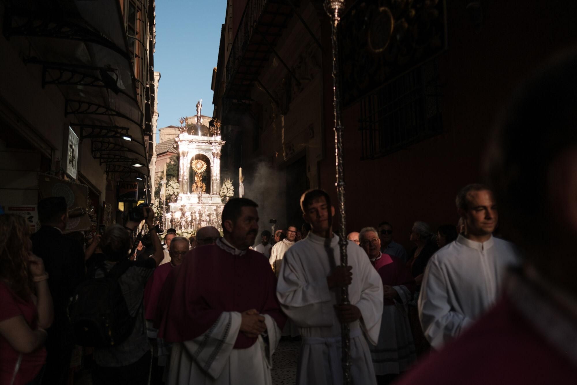 Procesión del Corpus Christi en Málaga 2025