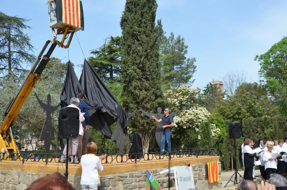 Inauguració del monument a la sardana de Sallent