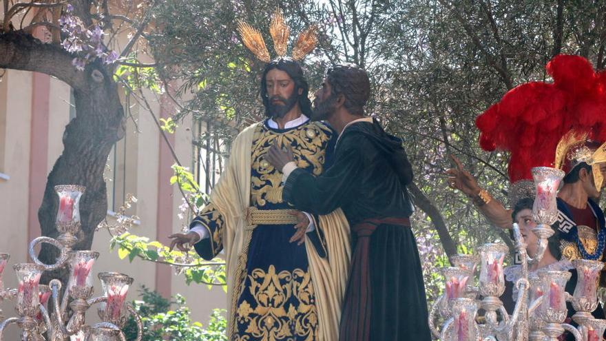 Jesús del Prendimiento y Judas Iscariote. 