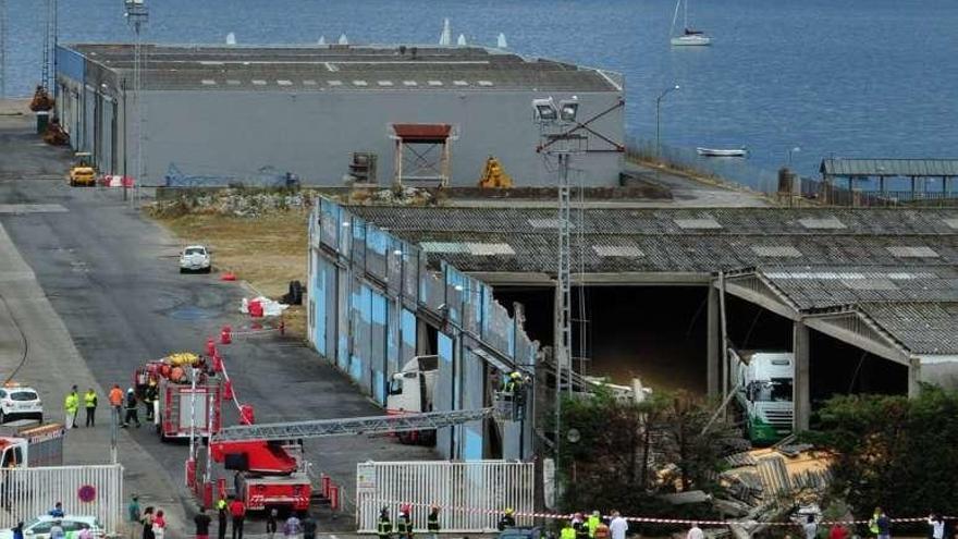 El muelle de O Ramal, en la zona portuaria. // Iñaki Abella