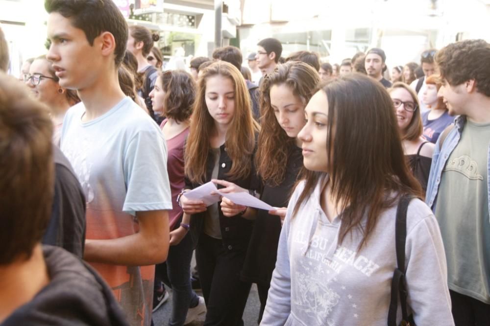 Manifestación en Murcia contra la Lomce