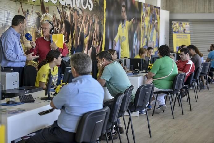 lAS PALMAS DE GRAN CANARIA A 12/06/2017. Inicio de la Campaña 2017-18 de Abonados de la UD Las Palmas. FOTO: J.PÉREZ CURBELO