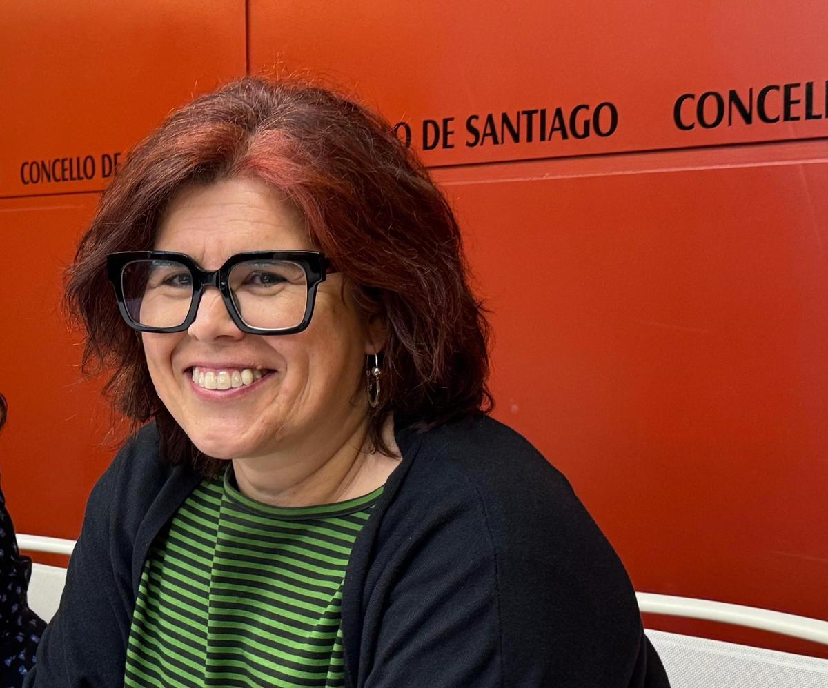 A concelleira de Festas de Santiago, Pilar Lueiro