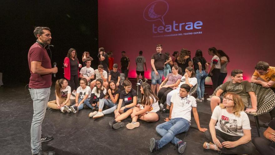 Los escolares en el Cuyás. ALE QUEVEDO