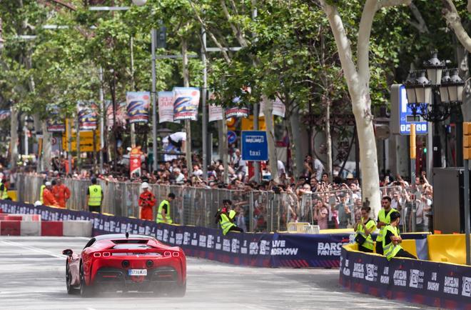 Exhibición F1 Barcelona: El Road Show en el Paseo de Gràcia, en imágenes