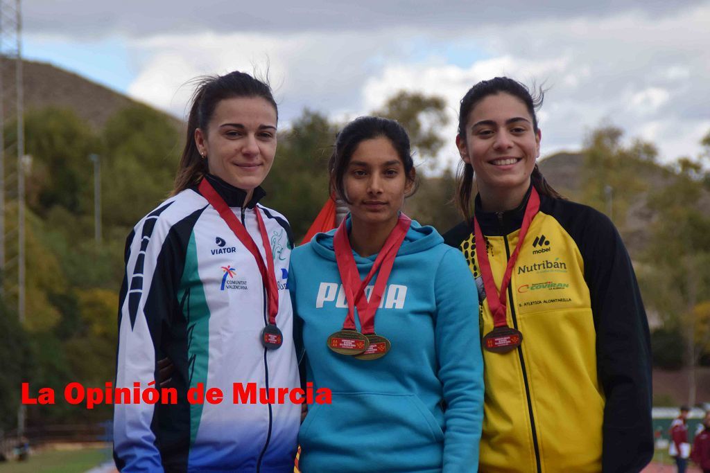 Regional absoluto y sub-23 de atletismo en Lorca