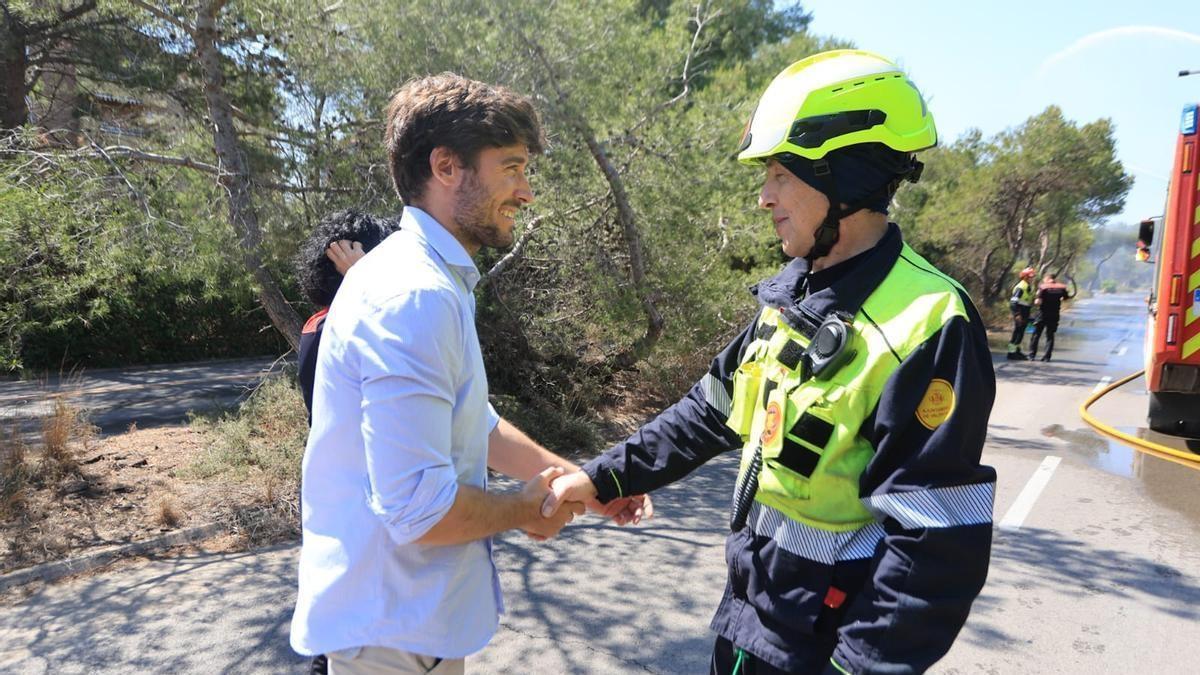 El concejal de Bomberos de València, Juan Carlos Caballero, en una imagen de archivo