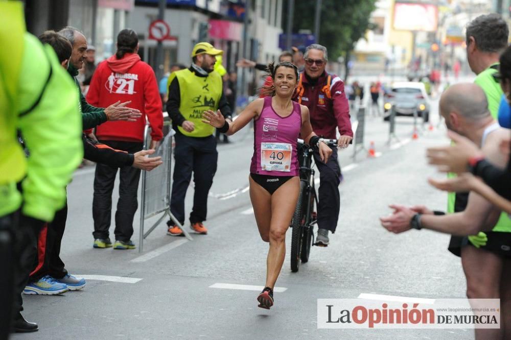 Murcia Maratón y 10 k. Paso por la Gran Vía