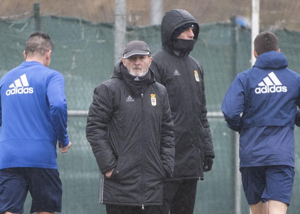 Entrenamiento del Real Oviedo en Tensi