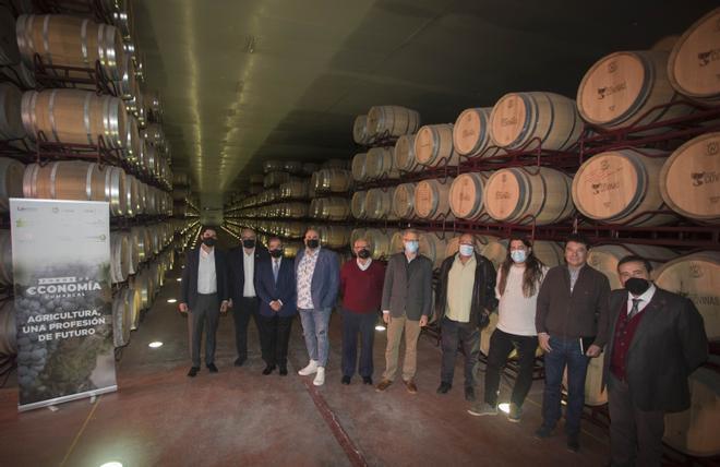 Participantes en el Foro de Economía Comarcal 'Agricultura, una profesión de futuro' organizado por Levante-EMV y À Punt