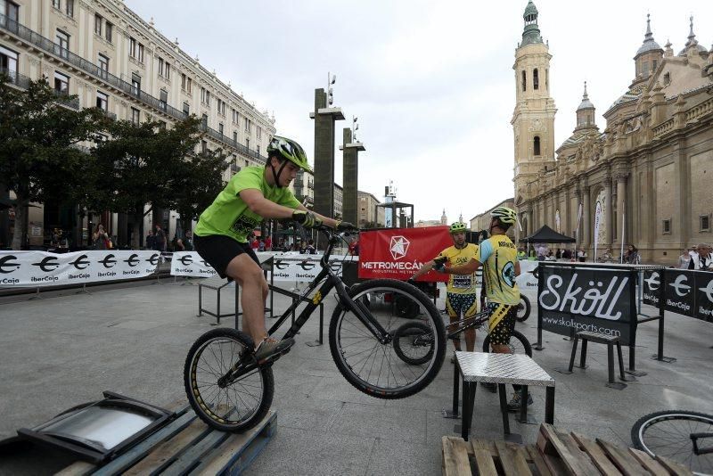 Deporte en la calle en la Plaza del Pilar