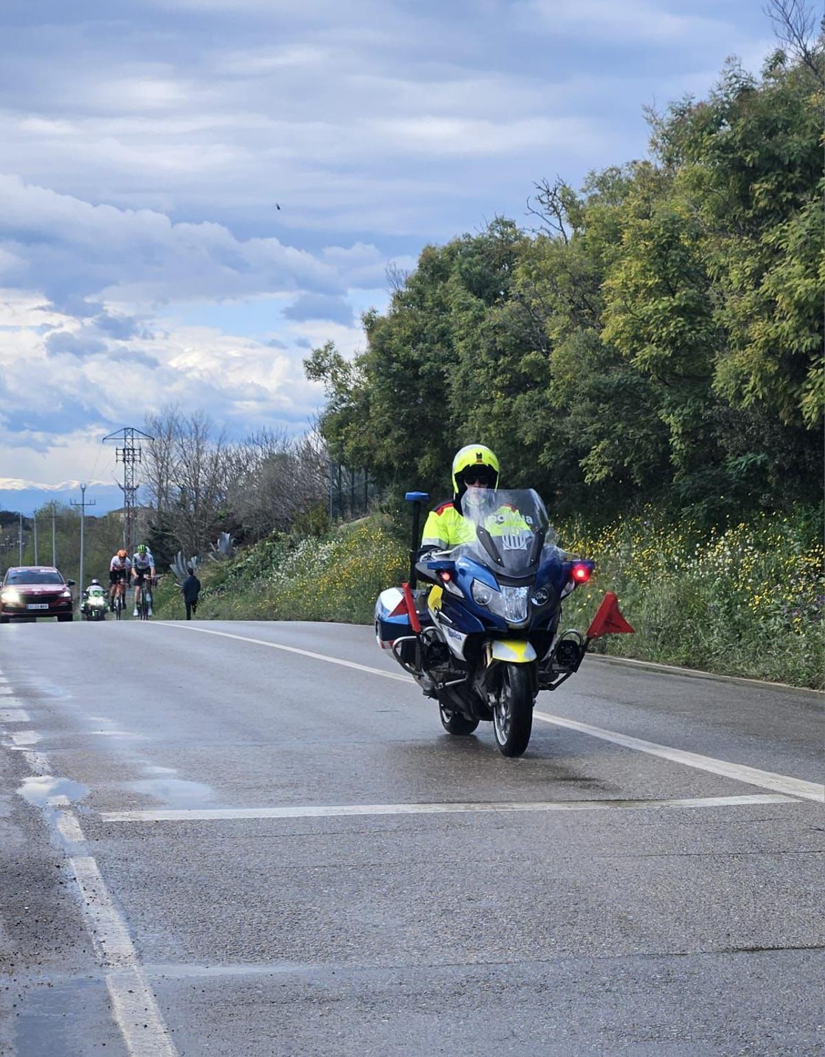 Imagen de los Mossos en La Volta