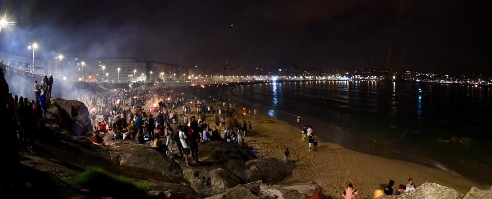 San Juan A Coruña 2019 | Las hogueras queman los malos augurios en la noche más corta del año