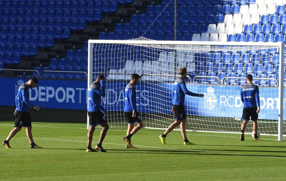 Última sesión antes de medirse al Eibar