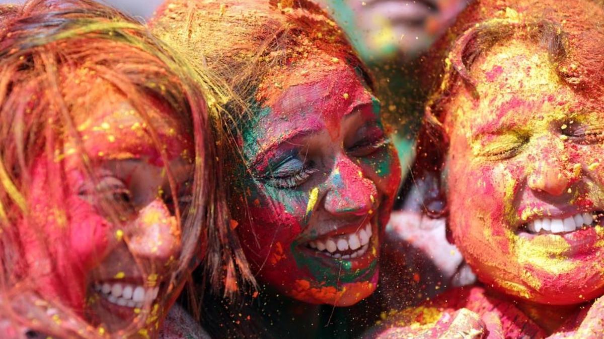 Imagen de una edición anterior del Festival Holi.