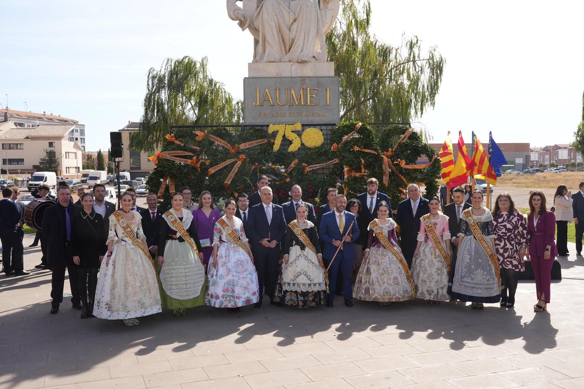 Las mejores imágenes del homenaje a Jaume I, que inicia los actos para celebrar los 750 años de Vila-real