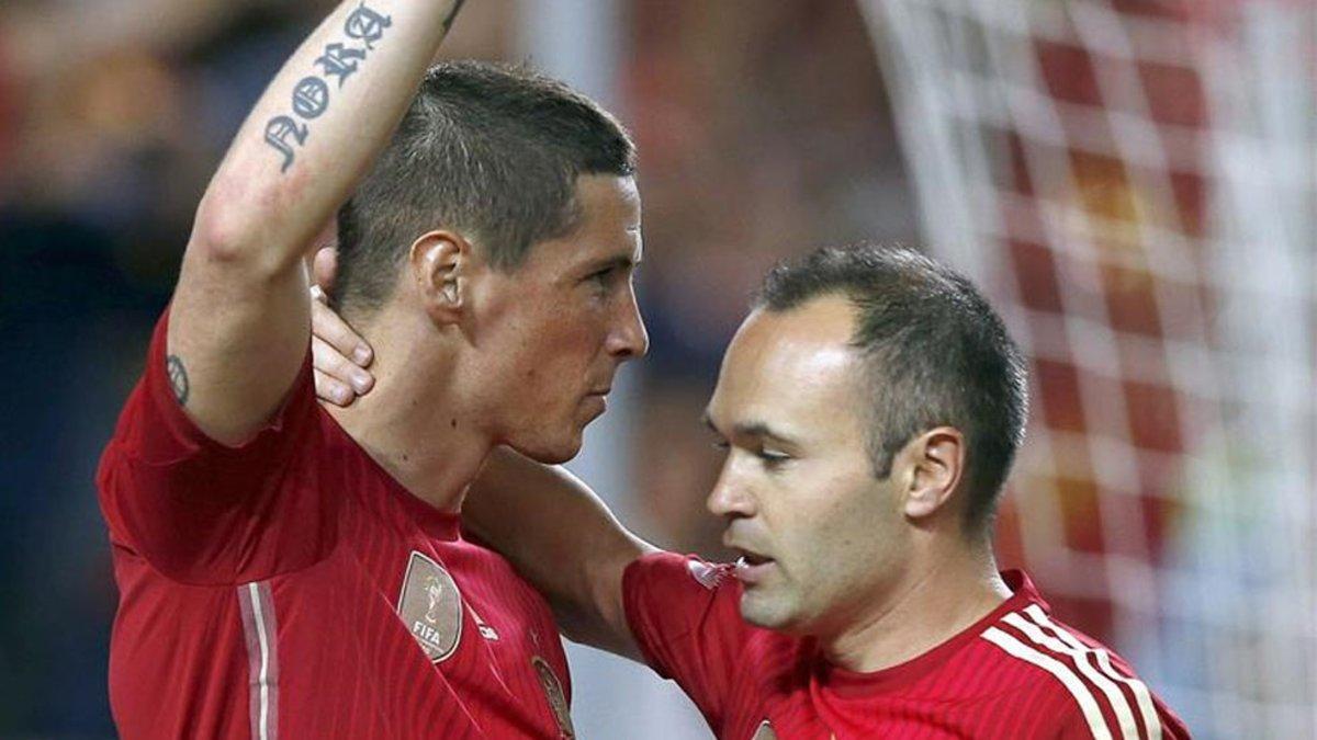 Iniesta y Torres son grandes amigos de su etapa en la selección